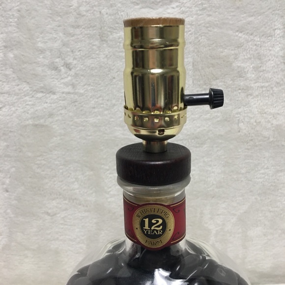 WhistlePig 12 yr  Rye Whiskey Bourbon bottle lamp - Picture 5 of 7
